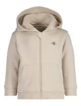 Beige Zip Sweatshirt