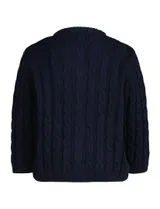 Blue Shield Cable Cardigan