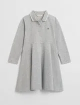 Vestido de Piqué Gris