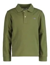 Long Sleeve Green Polo