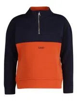 Blue Half-Zip Sweatshirt