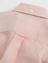 Orange Striped Oxford Shirt