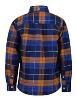Camisa Oxford Xadrez Laranja