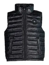 Colete acolchoado Shiny Preto