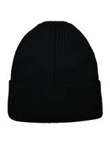 Black Small Archive Shield Beanie