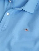 Polo Shield Pique Blue