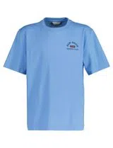 T-shirt Graphique Bleu