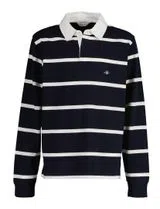 Long Sleeve Polo Blue