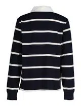 Long Sleeve Polo Blue