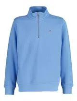 Blue Half-Zip Sweatshirt