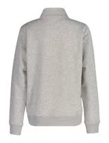 Sudadera Gris con Media Cremallera