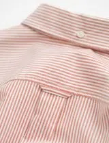 Camisa Oxford Rayas Naranja