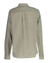Green Gingham Shield Poplin Shirt