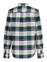 Camisa Oxford a Cuadros Verde