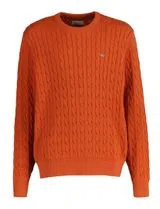 Pull en Maille Orange
