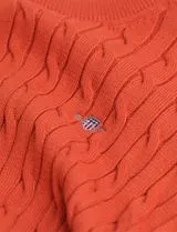 Pull en Maille Orange