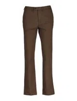Pantalons Slim Herringbone Marron