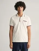 Polo 2-COL Piqué Beige