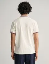 Polo 2-COL Piqué Beige