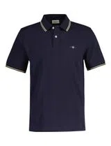 Contrast Tipping Polo Blue