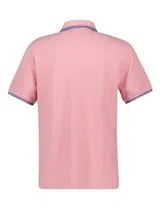 Polo con Contraste Rosa