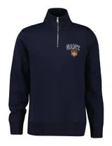Jersey Azul con Media Cremallera