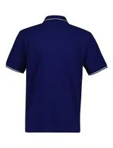Polo de Piqué Azul con Tipping