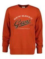 Orange Graphic Sweatshirt