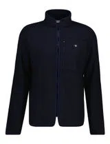 Cárdigan de Micro Forro Polar Azul
