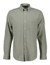 Classic Regular Fit Poplin Shirt Grey