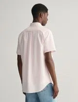 Regular Fit Gingham Poplin Shirt Pink