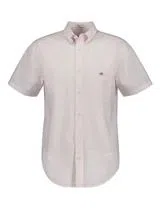 Regular Fit Gingham Poplin Shirt Pink