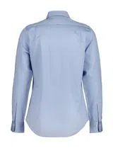 Slim Fit Blue Satin Shirt
