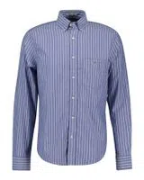 Camisa de manga comprida xadrez Azul
