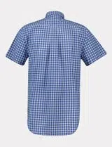 Camisa Reg Classic Poplin Check Azul