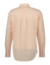Camisa Reg Gingham Poplin Laranja