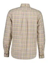 Camisa Reg Twill Check Laranja