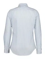 Camisa Slim Oxford Stretch Stripe Azul