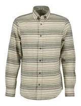 Camisa de flanela Reg Neps Stripe Verde