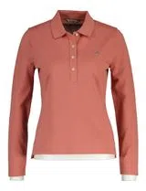 Long Sleeve Polo Pink