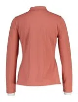 Long Sleeve Polo Pink