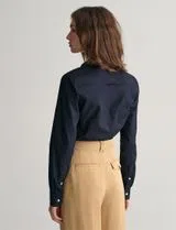 Chemise Oxford Slim Stretch Bleue