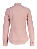 Camisa Slim Stretch Oxford Rosa