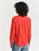 Camisa de popelina Classic regular fit Laranja