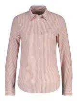 Camisa Slim Rayas Popelín Rosa