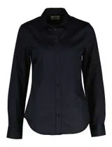 Chemise en satin slim fit Noir