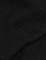High Neck Knit Dress in Black Wool