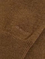 Beige High Neck Knitted Dress