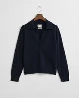 Pull en Maille Bleu