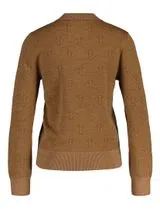 Pull Polo Monogramme Marron